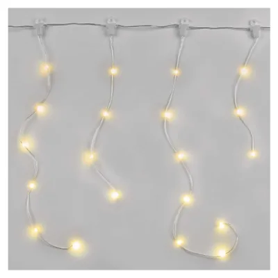LED-Lichtvorhang 54 Tropfen-LEDs warmweiß 1,7 m IP44