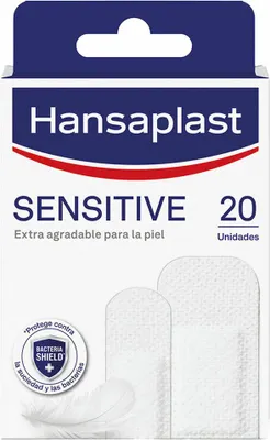 Image de Hansaplast Pansements sensibles 20 unités, 2 tailles