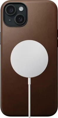 Immagine prodotto di Custodia Nomad Modern in pelle per iPhone 15 Plus Marrone