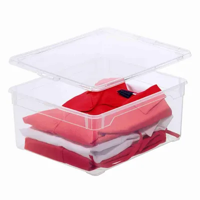 Obrázek produktu pro 1-12x Úložné boxy Rotho Clear Box s 9l 40,0x33,5x8,5 cm 1