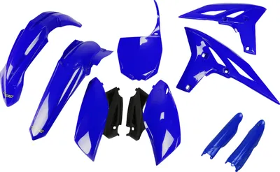 Immagine prodotto di Ufo Yamaha Yzf 250 2011-2013 Yakit316f-089 Protezioni Forcella e Plastikbausatz Blau Blau Taglia Unica