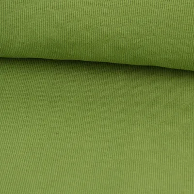 Produktbild von Strickschlauch Bündchenstoff grob apfelgrün 30cm Breite