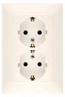 Obrázek produktu pro Kontakt-Simon CGSZ2/41, Bílá, Plast, IP20, 250 V, 83 mm, 48,5 mm
