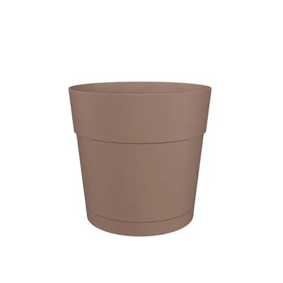 Zdjęcie produktu dla Artevasi Doniczka CAPRI, ze zbiornikiem na wodę, 35 cm, plastikowa, szara