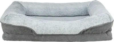 Produktbild von TRIXIE Vital Bett Lino Soft - grau/hellgrau - 70 × 55 cm