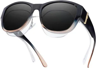 Produktbild von Über Brille Sonnenbrille polarisiert für Frauen mit UV400 Schutz