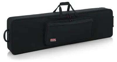Produktbild von Gator Cases GK-88 SLXL, Schwarz, Nylon, MIDI-Keyboard-Gehäuse, Jede Marke, Reißverschluss, Einfarbig