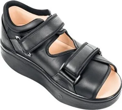 Produktbild von Langzeitverbandschuh WCSlinks,schwarz Gr.S(37/38)