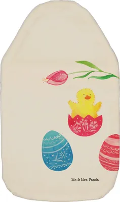 Produktbild von Mr. & Mrs. Panda Wärmekissen Küken Schlüpfen - Weiß - Geschenk, Ostergrüße, Ei, wärmflasche naturkautschuk, Ostern, Wärmflaschen mit Bezug, Grüße, Frohe, wärmebeutel
