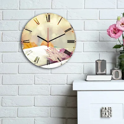 Zdjęcie produktu dla Opviq, 3030MS- HMA6138, Bunt, Wanduhren, 30 cm, 100% MDF (Dicke: 5 mm)