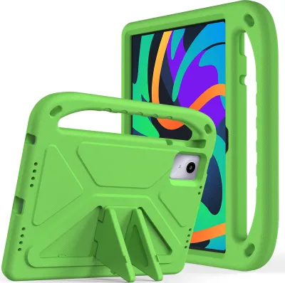 Produktbild von Hülle für Lenovo Tab M11 11 Zoll TB-330FU /TB-331FC, Leichte Stoßfeste Eva Kinder Schutzhülle mit Griff und Faltbarem Ständer Grün