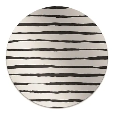 Obrázek produktu pro Kulatá ochranná podložka pod podlahu - Ochranná podložka pod židli - Podložka pod podlahu - 140x100 cm - Černé čáry