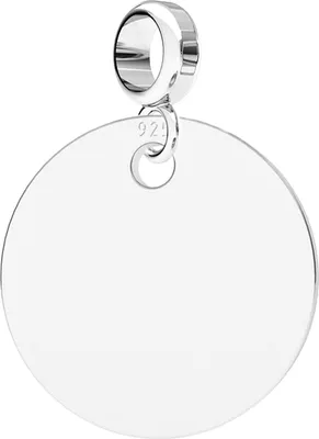 Immagine prodotto di Charms d'argento Ciondolo rotondo Anello Cerchio Argento 925