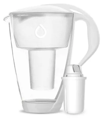 Zdjęcie produktu dla Szklany Dzbanek Filtrujący Dafi CRYSTAL LED 2 l Biały Wkład Classic