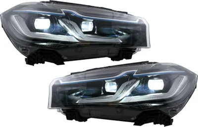 Zdjęcie produktu dla Reflektory LED TFL ze światłami do jazdy dziennej do BMW X5 F15 2013-2018 Konwersja z HID na LED.
