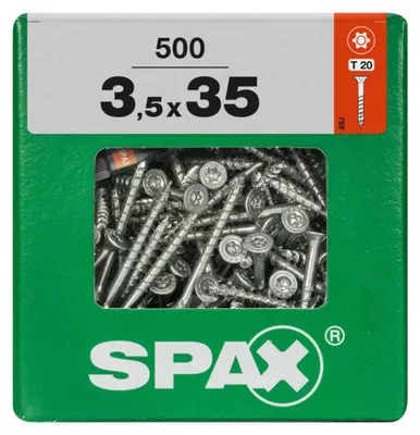 Produktbild von Spax Universalschrauben 3.5 x 35 mm TX 20 - 500 Stk.