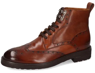 Productafbeelding van Melvin & Hamilton enkellaarsjes voor heren, model Trevor, bruin, maat 42