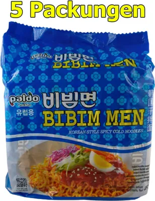 Produktbild von Einzeln! Paldo Bibimmen 130g (5 Stück)