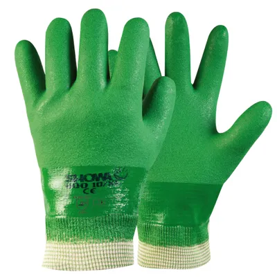 Produktbild von Showa 600 Nahtloser Arbeitshandschuh wasserdicht Baumwolle PVC Zwecke 8/M