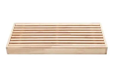 Obrázek produktu pro Útulné a trendy prkénko na krájení chleba se sběrným tácem - 50 x 22 cm