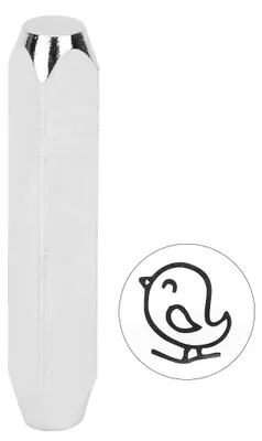 Image de CraftBird 6 mm 1/4 pouce Tampon design en acier au carbone pour bijoux DIY en cuir et en bois