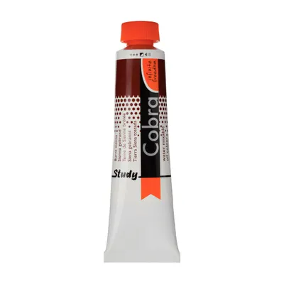 Produktbild von Cobra Study Wassermischbare Ölfarbe Tube 40 ml Siena Gebrannt 411
