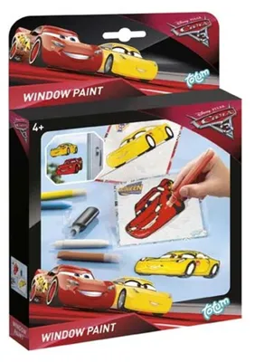 Image de Totum Cars 3 décors de fenêtre