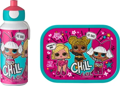 Produktbild von Mepal - Campus Pausenset - Lunchset mit Pop-up Trinkflasche und Brotdose - L.O.L. Surprise!