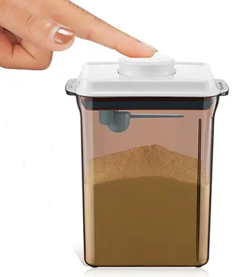 Immagine prodotto di Distributore ermetico per latte in polvere con cucchiaio, capacità 2,3 litri