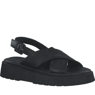 Produktbild von s.Oliver Damen Klassische Sandalen 5-28201-20 001 Farbe: Schwarz Größe: 36