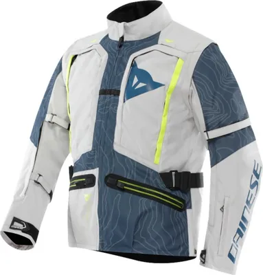 Produktbild von Dainese Sterrato Motorrad Textiljacke, hellgrau/blau, 50