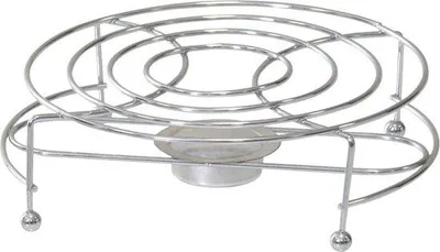 Immagine prodotto di Eleganti scaldatè cromati con candeline - Scaldavivande e scaldacaffè