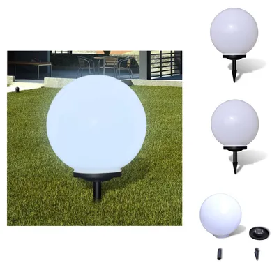 Image de vidaXL Lampe d'allée LED 40 cm avec piquet de terre - éclairage extérieur