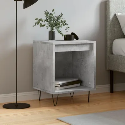 Immagine prodotto di vidaXL Comodino grigio cemento 40x35x50 cm in materiale composito