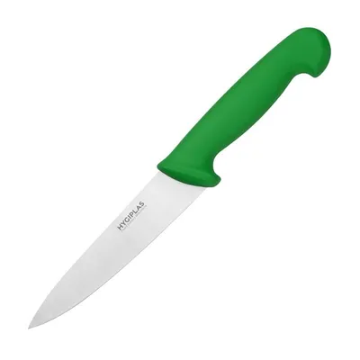 Immagine prodotto di Coltello da chef Hygiplas da 16 cm, verde.