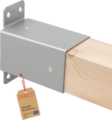 Immagine prodotto di TRIBECCO® Connettore Swing Connettore a parete Swing quadrato 90/90 mm (grigio)