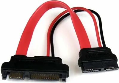 Immagine prodotto di StarTech.com SLSATAADAP6 cavo SATA 0,1524 m Slimline SATA 13 pin SATA 7+15 pin Rosso