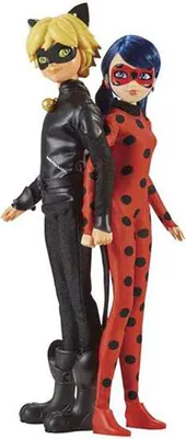 Image de Sada panenek Miraculous Ladybug a Cat Noir 2 panenky Miraculous Ladybug a Cat Noir od Playmates