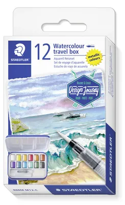 Image de Staedtler Aquarelle boîte de couleur métallique DJ 12x