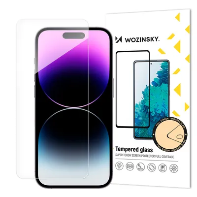Obrázok produktu pre Wozinsky Celoplošné tvrdené ochranné sklo pre Iphone 15 Pro