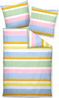 Produktbild von Janine Design Mako-Satin-Bettwäsche Bettwäsche-Garnitur J.D. 87069 Farbe multicolor-09 Größe 200x220+2x80x80cm