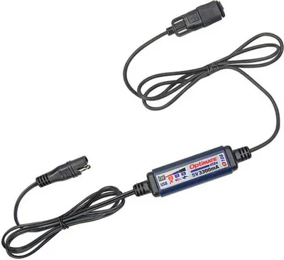 Produktbild von OPTIMATE USB 3,3A Ladekabel mit SAE Stecker/USB Buchse