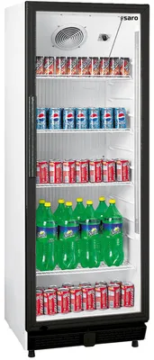 Immagine prodotto di Frigorifero per bevande Saro GTK 230 con 1 porta in vetro - 230 litri, con serratura