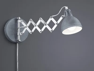 Produktbild von wandleuchte Scissor 28W 25 cm stahlgrau