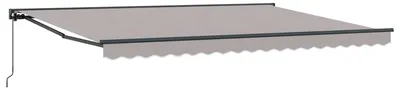 Produktbild von Markisenrahmen Hellgrau 450 x 300 cm