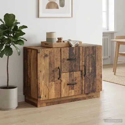 Produktbild von vidaXL Sideboard Altholz 89 x 34,5 x 57 cm Holzwerkstoff