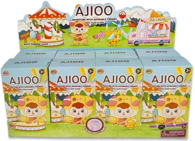Obrázek produktu pro Adventurní sada AJIOO s roztomilými přáteli, plyšová překvapivá krabička