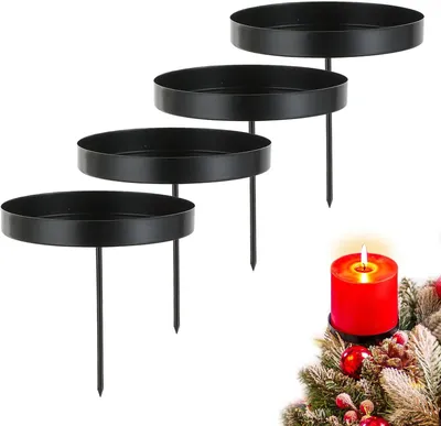 Produktbild von Kerzenhalter-Set für Adventskranz, 4 Stück