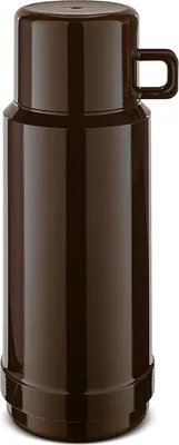 Produktbild von ROTPUNKT Isolierflasche JESPER I  1,00 ltr. - Glaseinsatz I geschmacksneutral -hochwertig,  Thermoflasche mit Griffbecher- coffee