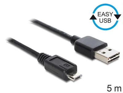 Produktbild von Delock EASY-USB - USB-Kabel - Micro-USB Typ B (M)